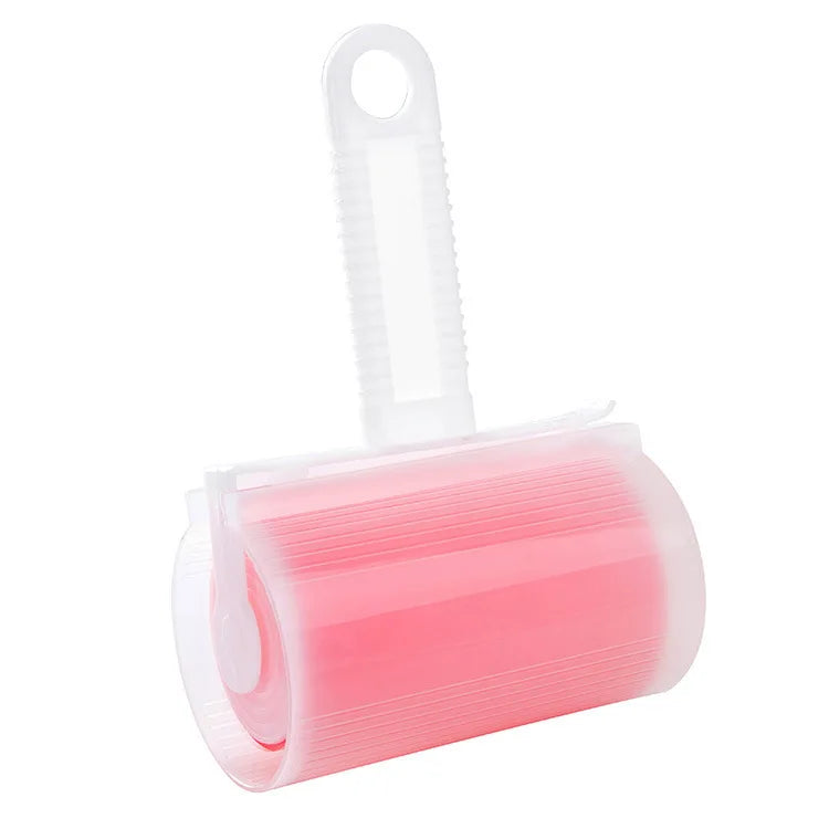 Water-washable Roller with Cover, Portable Clothes, Carpet Sheets, Wool-absorbing and Dust-adhering Roller Household  Tools