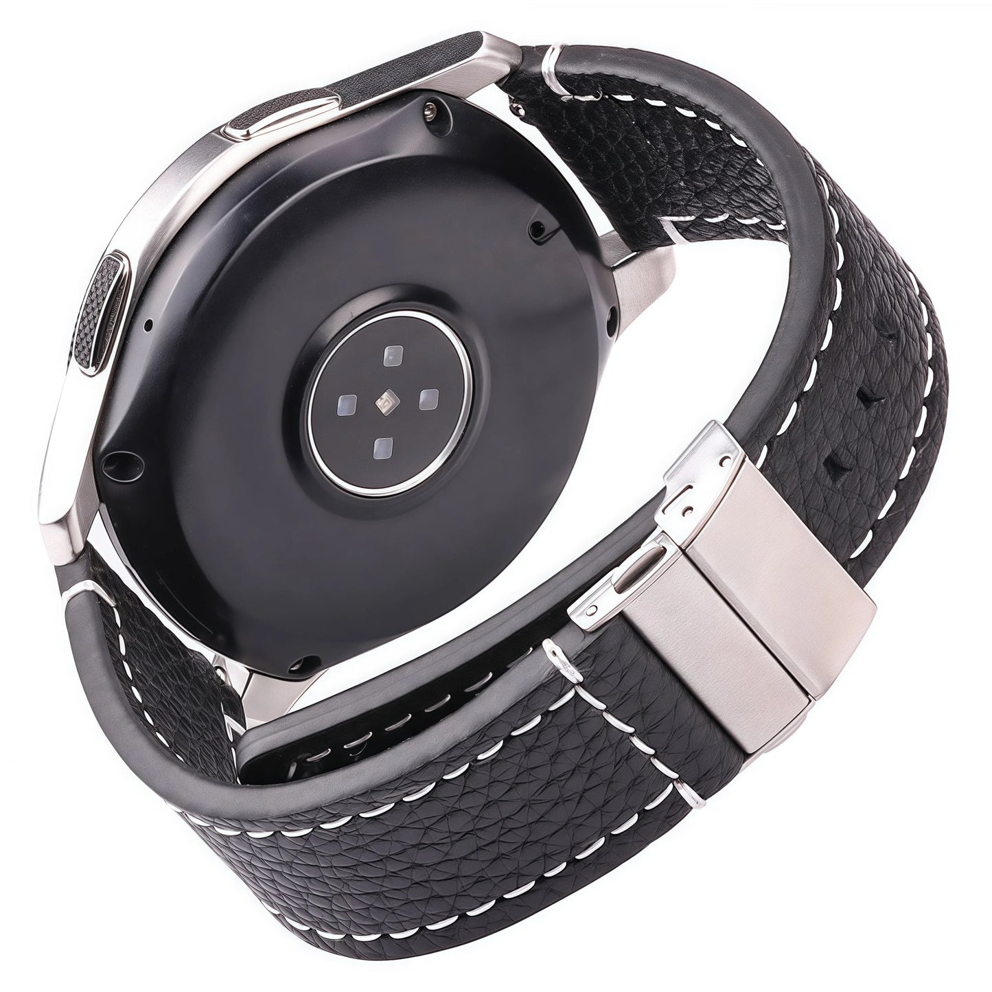 Genuin Leather Watchbands For Samsung Galaxy Watch 3 4 5 Strap Women Men18mm 20mm 22mm 24mm Wrist Band Deployment Clasp