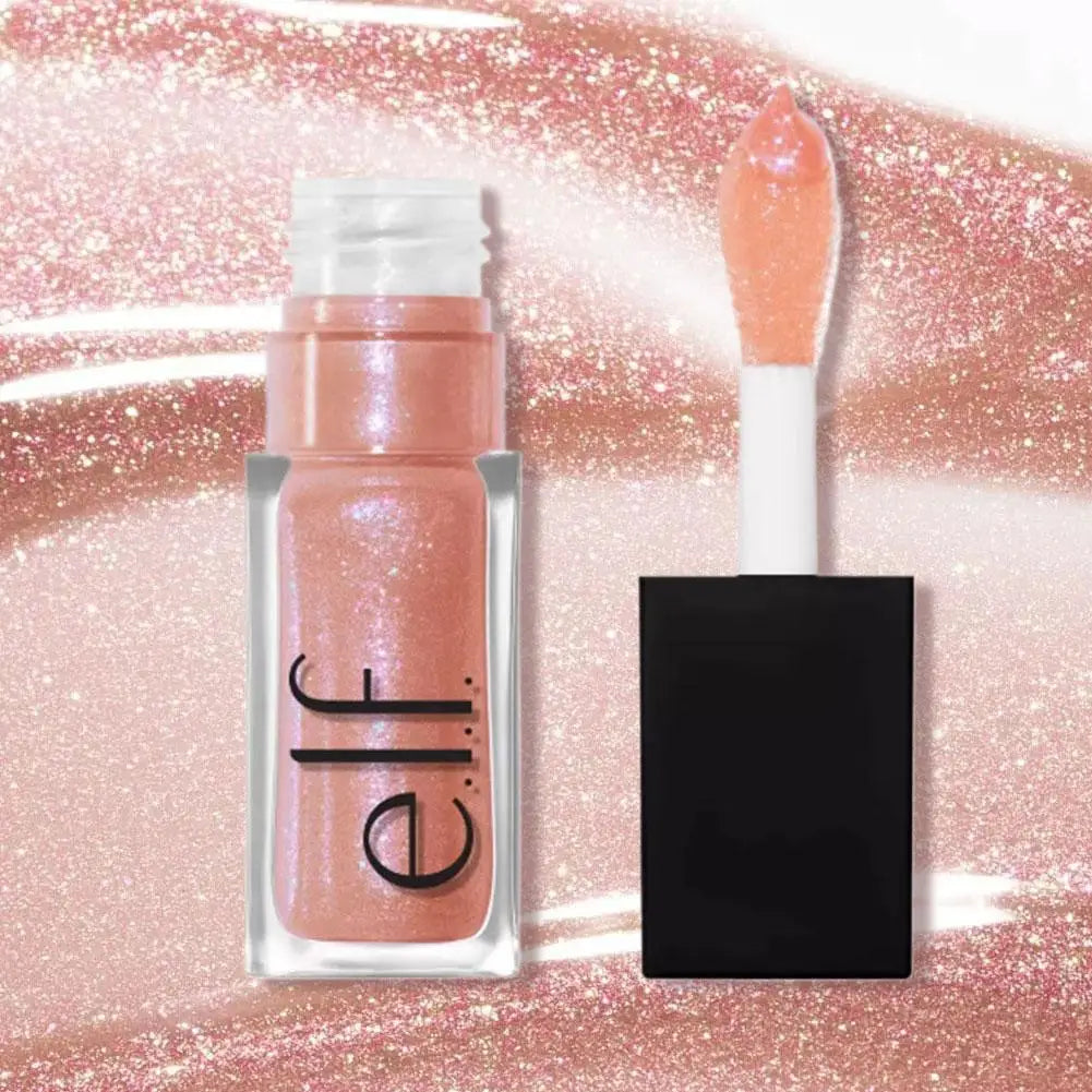 Elf Divine Wine Shiny Lip Glaze Crystal Glossy Finish Long-Lasting Lip Color Cosmetic Beauty Product