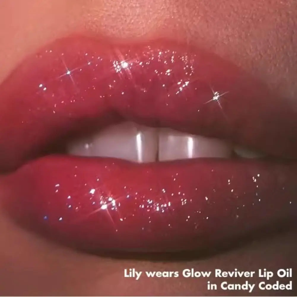 Elf Divine Wine Shiny Lip Glaze Crystal Glossy Finish Long-Lasting Lip Color Cosmetic Beauty Product