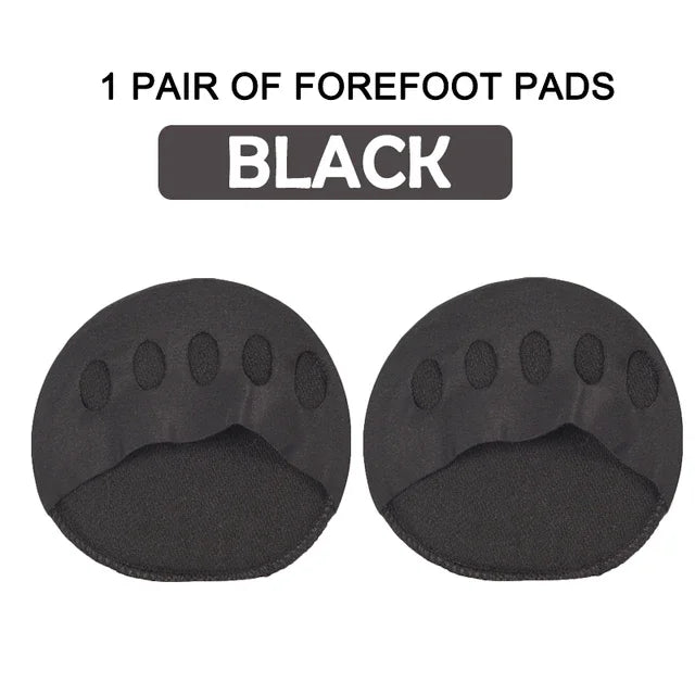Forefoot Pads for Women High Heel Anti-slip Metatarsal Half Insoles Five Toe Breathable Pain Relief Inserts Feet Care Cushions