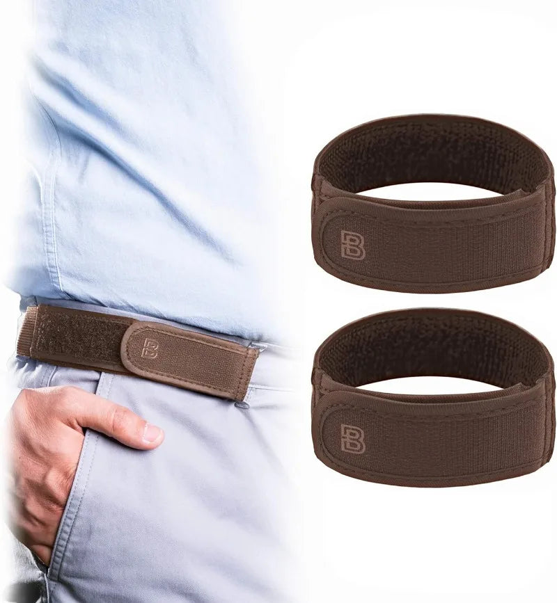 Ultra-soft No Buckle Elastic Belts Fashion Comfortable Stylish Belt Loop Buckle-Free Belt Unisex Buckle Free Waist Belts Men's