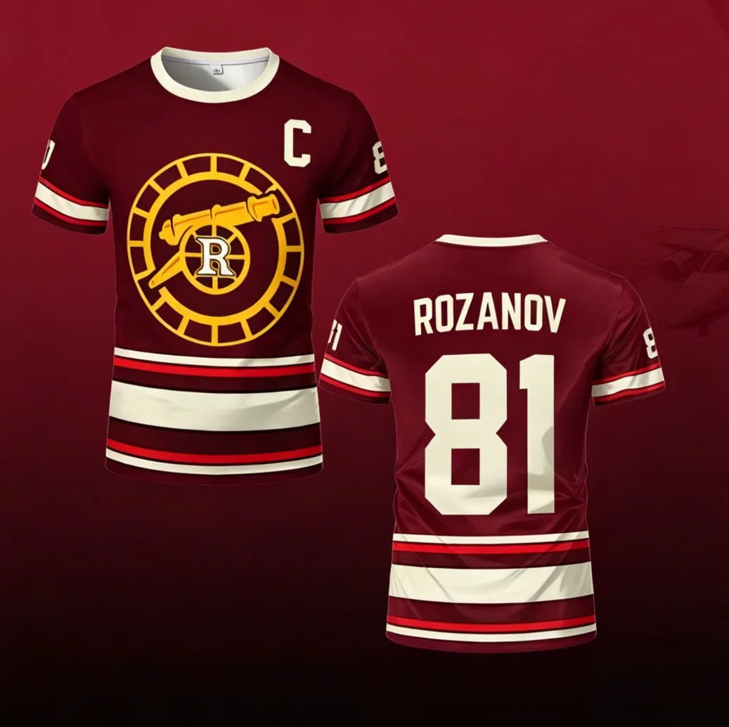 Heated Rivalry Hockey Jersey Summer Outdoor Sports Breathable Short-Sleeve T-Shirt Y2K Unisex Harajuku Style Casual Fashion Top