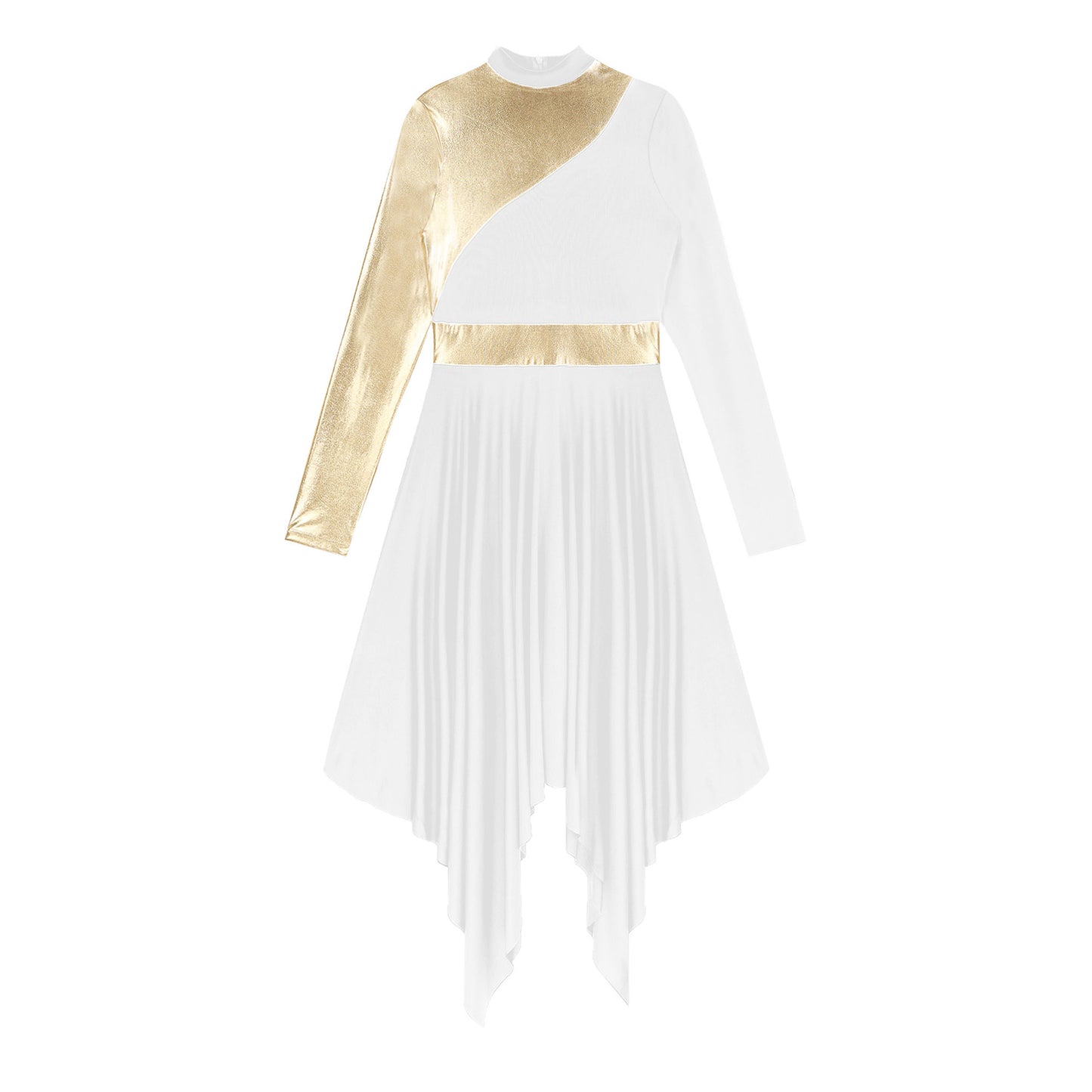 Adults Liturgical Praise Dance Dress Women Lyrical Performance Costume Modern Contemporary Dress Celebration of Spirit Dancewear