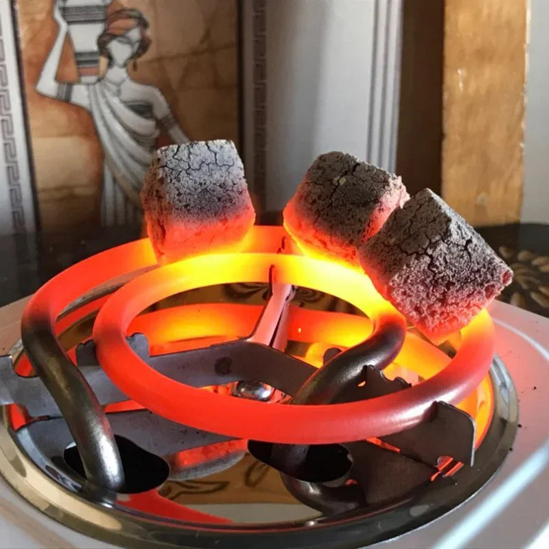 500W Electric Stove Shisha Coal Burner  Hot Plate Iron Burner Travel Portable Cooking Appliances Coffee Heater Chicha EU Plug