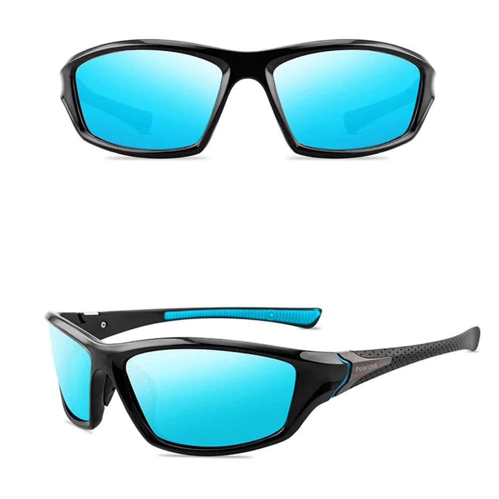 Luxury Polarized Men Driving Sunglasses Classic Retro Style Outdoor Sports Cycling Fishing Camping UV400 Protective Sun Glasses