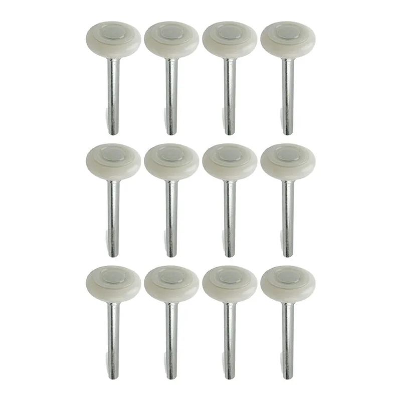 ABKJ-12Pack 2" Nylon Garage Door Roller 4" Stem 2" Nylon Garage Door Rollers Garage Door Roller Wheel Garage Door Accessories