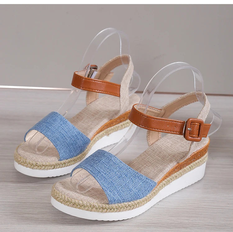 Fashion Shoes Sandals Women Wedge Sandals For Women Casual Women's Sandals Elegant Soft Female Zapatos De Mujer Footwear