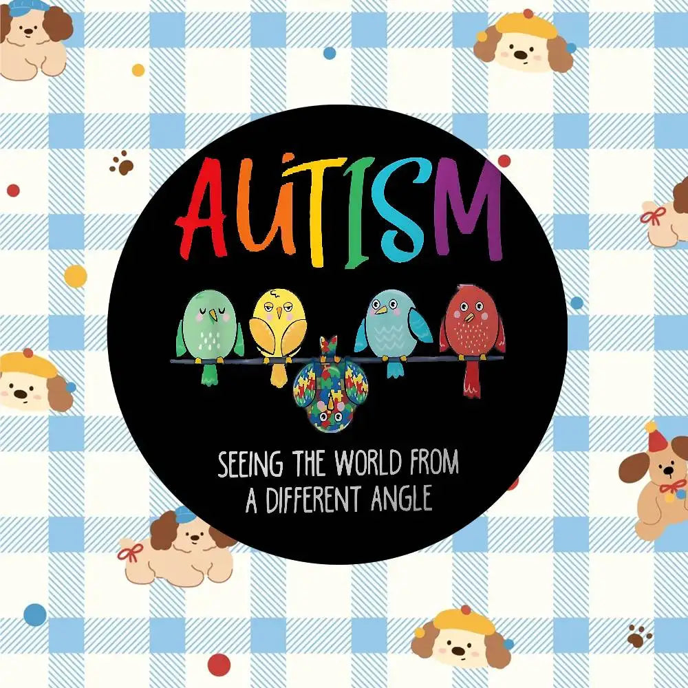 Autism Acceptanc Creative Slogan Badges Tinplate Soft Button Pin Brooch Metal Badge Custom Jewelry Accessories Hat Bag Lapel