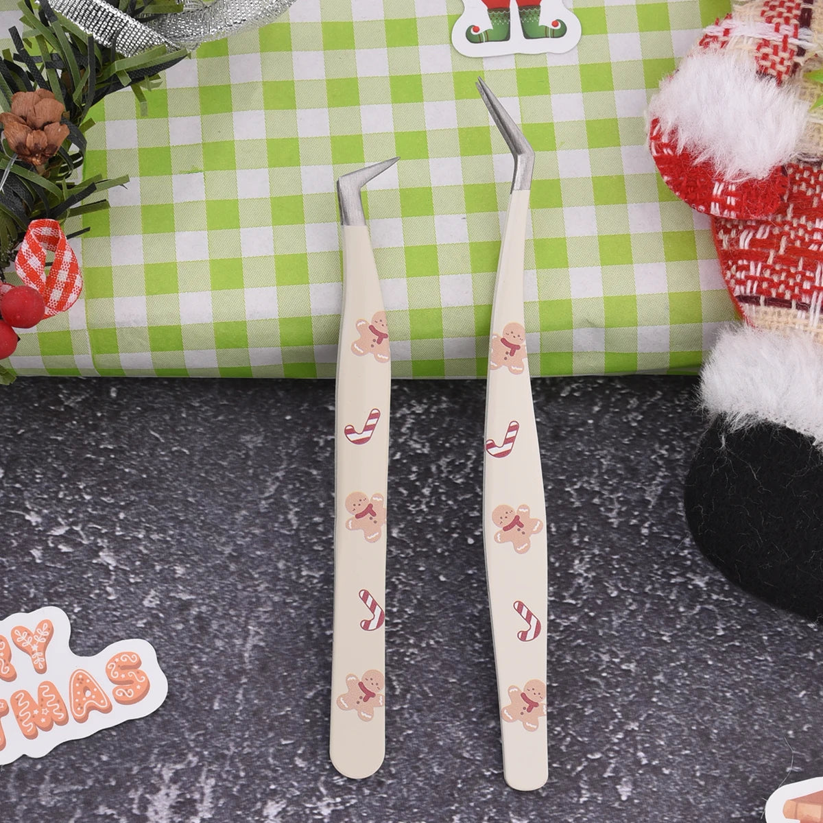 1pc/2pcs Lash Tweezers for Eyelash Extensions Lash Applicator Tool High Precision Eyelash Tweezers for Lash Extensions Tweezers