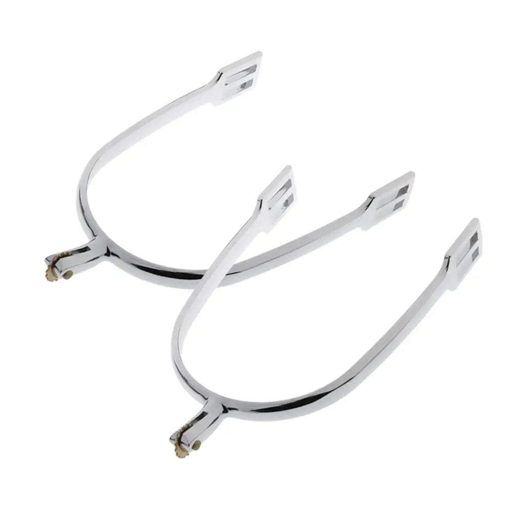 1Pair Zinc Alloy Horse Spurs Horse Riding Equestrian Training Spur for Riding Boots Outdoor Equestrian Sports Accessories