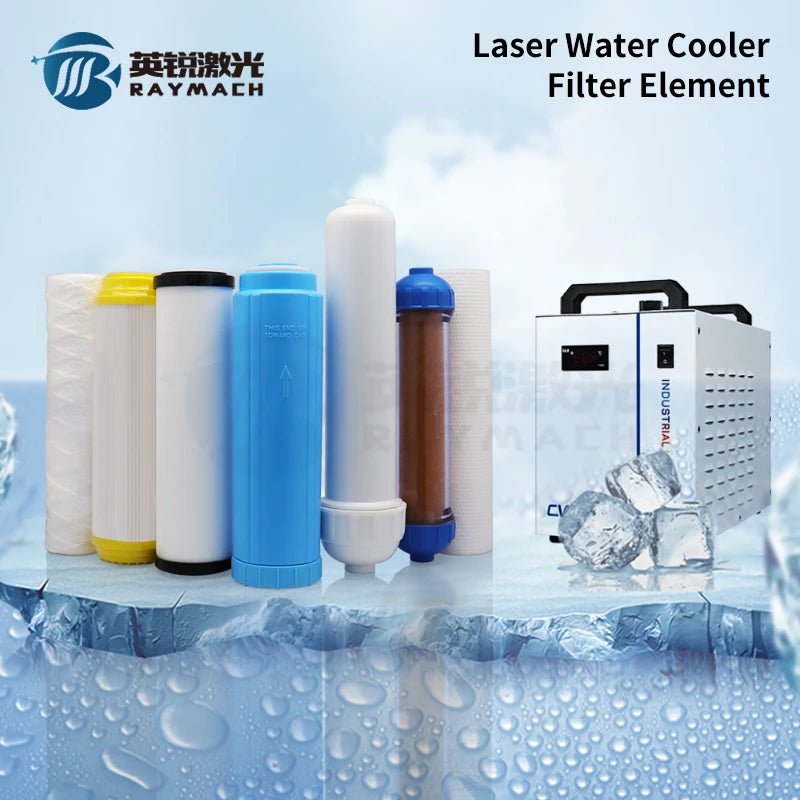 Filter Cartridge Water Purifier 5 / 10 Inch 5-Micron Sediment PP Cotton Wire Wound For Water Chiller CW5000 Water Filter System