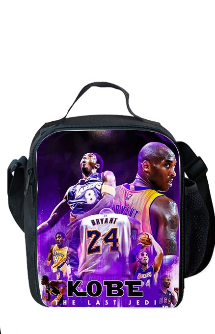 Basketball K-Kobe B-Bryant Child School Backpack 1/3PCS  with Lunch Bags ,Pencil Bags  School Bags for Boys Girls Best Gift