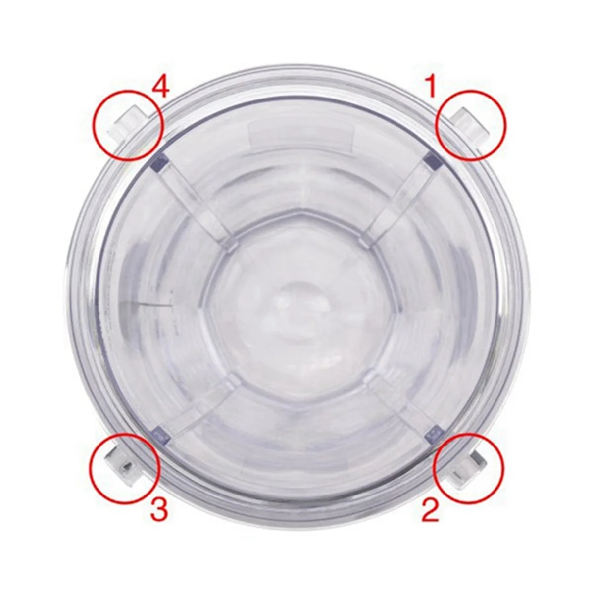 For Ninja Blender Replacement Parts, 24Oz Cup 7 Fins Extractor Blade, for Nutri Ninja Auto IQ BN801 SS101 BL480-30 BL641