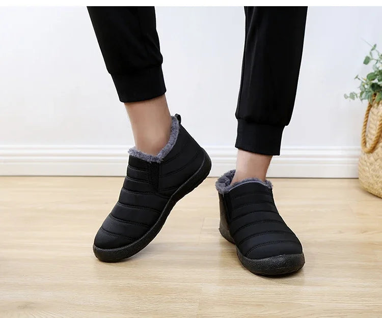 Fashion Men's Snow Boots Ankle High Keep Warm Shoes for Cold Winter Waterproof Outdoor Snow Comfortable Men's Work Boots 2026
