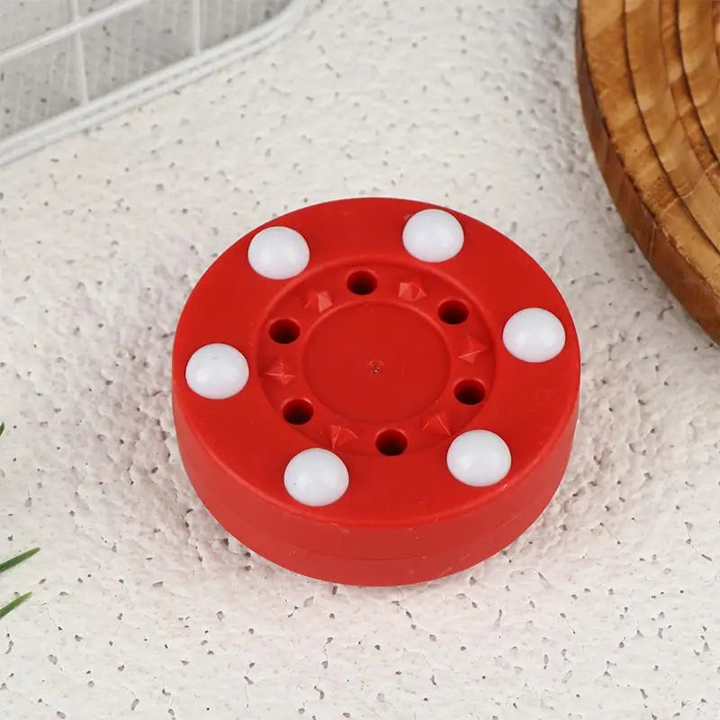 New Inline Roller Hockey Training Puck With 6 Balls For Street Hockey Skate Practice Passing Skill Builder