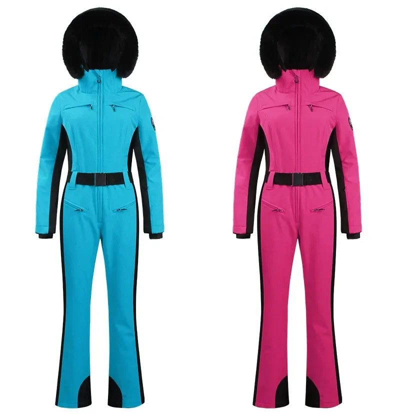 Skiing Suites 2025 Winter Snowboard Wear Outdoor Sports Overalls New 1PS Warm Female Ski Clothing Windproof Waterproof Jumpsuits
