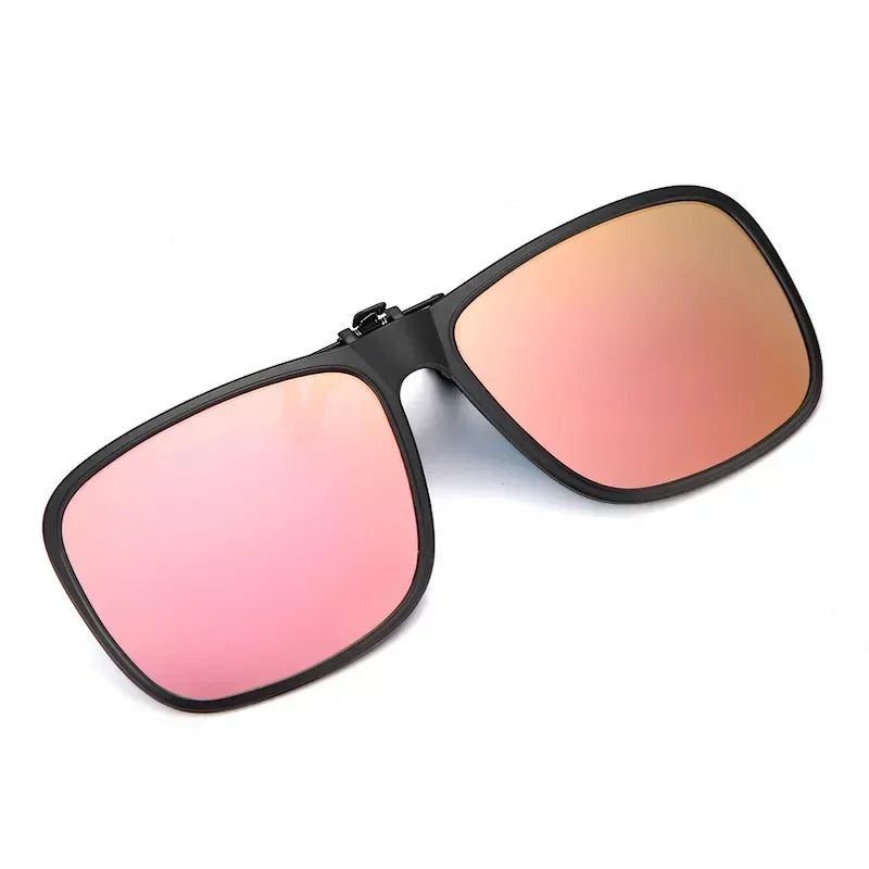 Polarized Flip Up Clip on Sunglasses for Driving Dark UV400 Photochromic Anti Glare Lens MyopiaSun Glasses Car Driver Очки