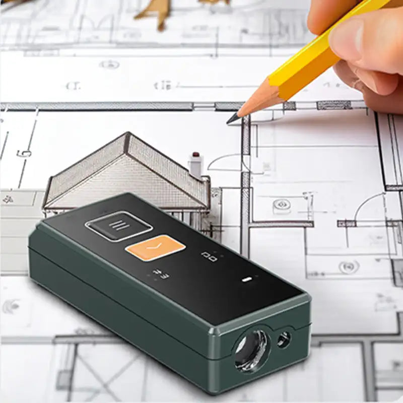 Portable Miniature Laser Rangefinder Distance Meter Measure Infrared Rangefinder Handheld Portable Laser Range Finder Tools