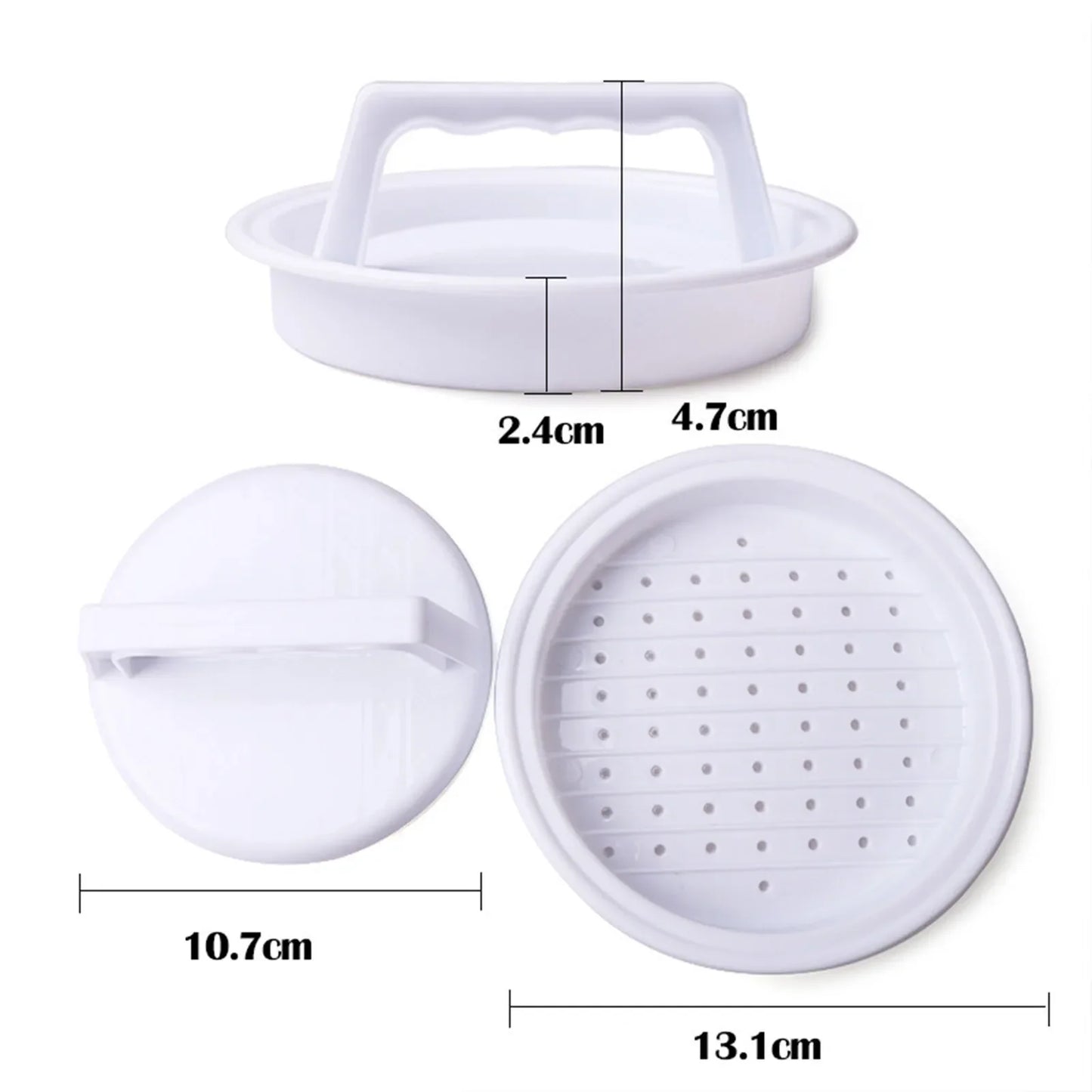 Stuffed Hamburger Press Plastic Hamburger Press Meat Grill Party Churrasco Hamburger Maker Patty Mold