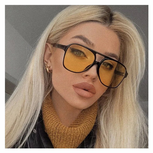 2024 Pilot Polarized Women Sunglasses For Men Retro Sun Glasses Aviation Plastic Female Eyewear Lentes De Sol Mujer UV400