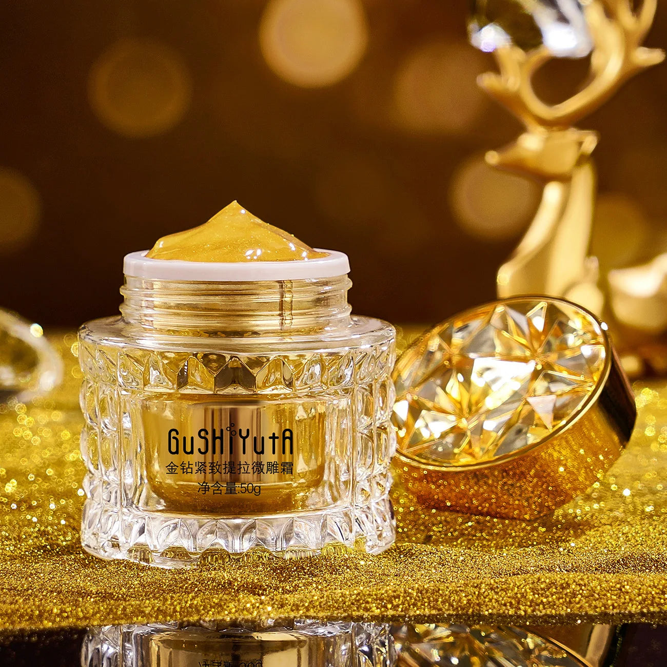Nature Ginseng Gold Silk Watery Cream Gold Premium Skin Care,Anti-Aging Moisturizer for Skin, Wrinkle Care with Ginseng Saponins