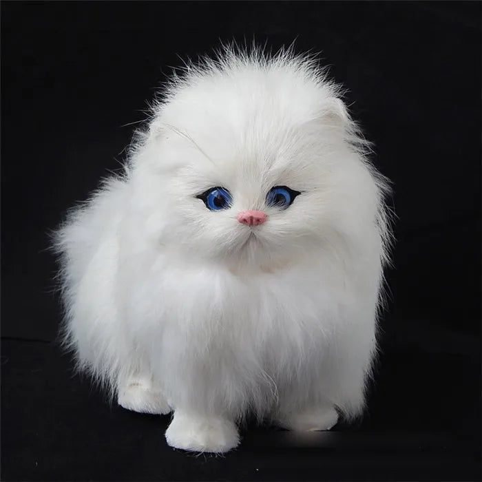 Electronic Plush Cats Lovely Robot Animal Toy Cute Stuff Electric Cat Meowing Soft Kids Pet Model Decoration Doll For Kids Gift