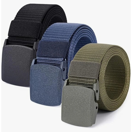 Men Women Jeans Belts 120cm With Buckle Adjustable Belt Metal Free Belts Outdoor Hunting Multifunctional Tactical Canvas Belt