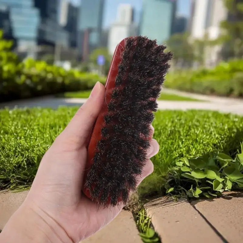 Elegant Polishing Brush made of Horsehair for Car Interiors, Furniture, Bags, and Apparel