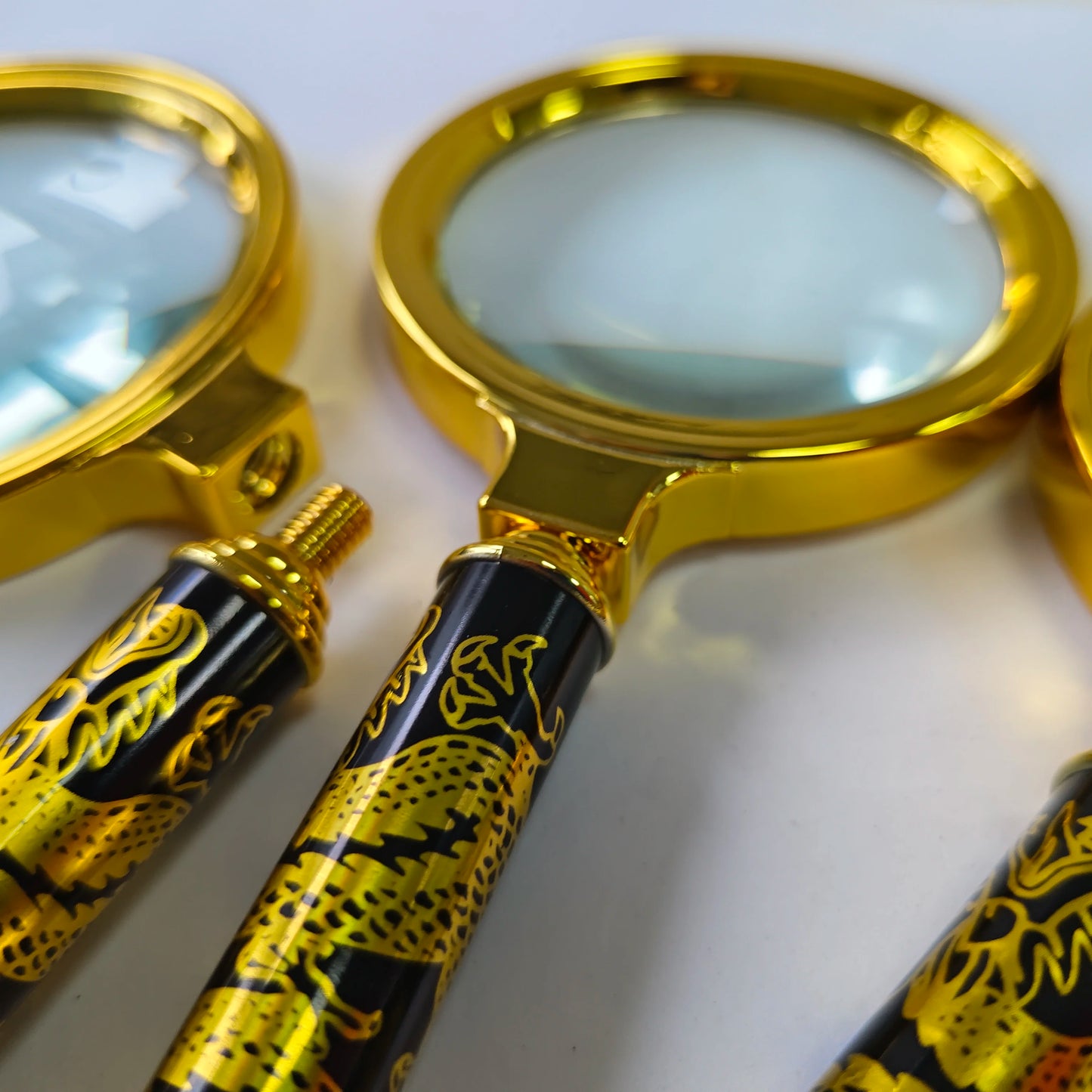 10X/8X/7X Magnifying Glass For Kids Seniors Handheld Reading Magnifier 60mm/70mm/80mm Magnifying Lens For Reading Science Nature