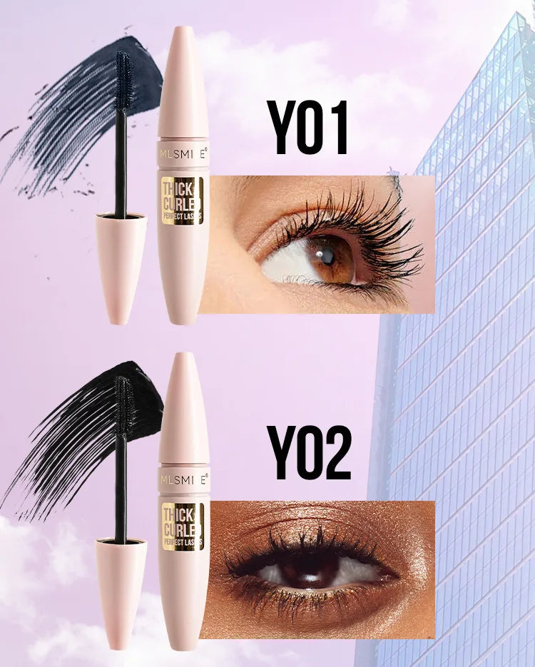 Colorful Mascara Thick Curl Waterproof Natural Eyelash Lengthens Long Lasting Quickly Dry Blue Brown Black Mascara Eye Makeup