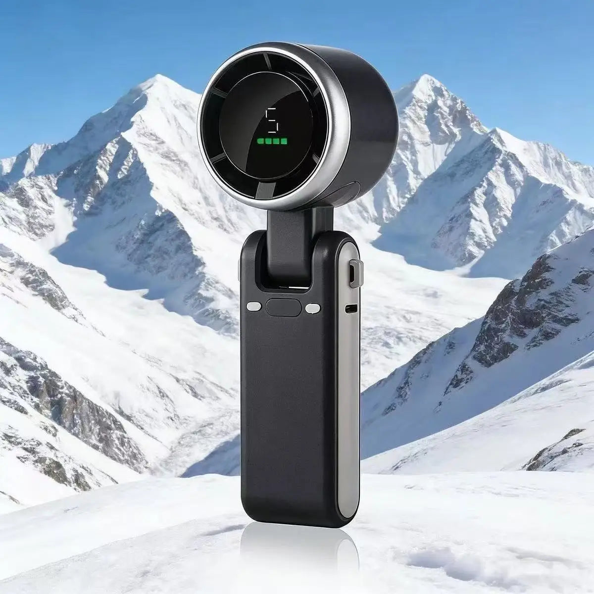 Hanging Neck Fan Digital Display Power Ventilador Bladeless Neckband Fan Portable Mini Air Cooler USB Rechargeable Electric Fans