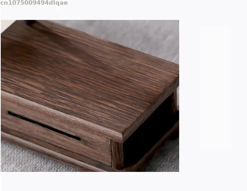 Natural Solid Wood Decorative Shelves for Wine Tea Sets Pedestal Crafts Vase Flower Pot Bonsai Buddha Display Stand Storage Rack