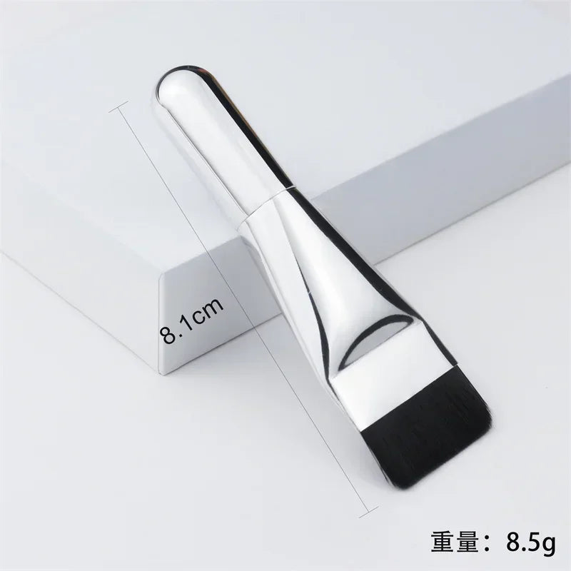 2pcs Ultra Thin Foundation Brush Update Soft Hair Face Flat Contour Brush BB Cream Blender Mixed Foundation Cream Makeup Brush