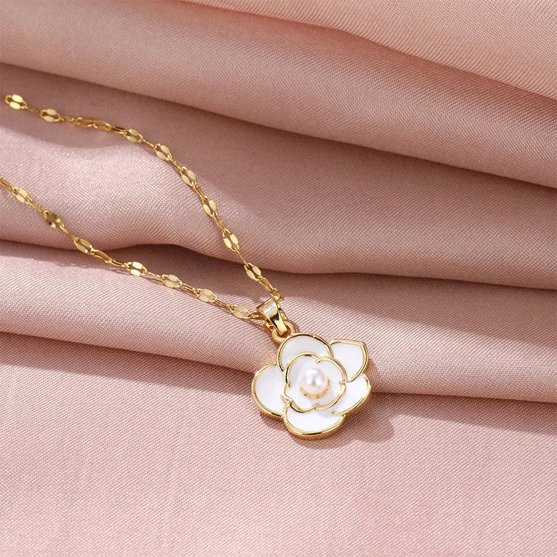 Long Necklace for Women number 5 Character Chain Sweater Chain Leather woven chain Luxury jewelry