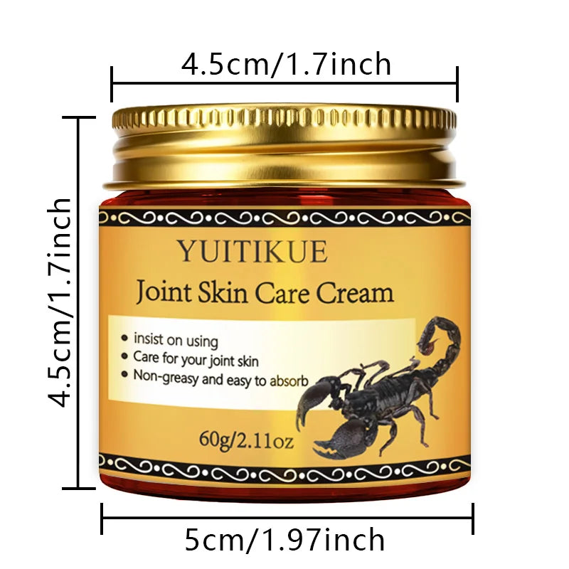 Joint Skin Care Cream, use consistently · protects your joint skin, non-greasy and easily absorbed, deeply moisturizing