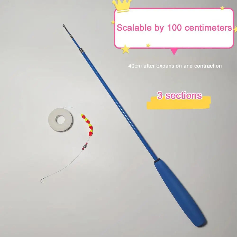 Telescopic Fishing Rod Full Kits Spincast Fishing Reel Casting Rod Fishing Rod Set Glass Fibre Carbon Fibre Feeder Rod Combo