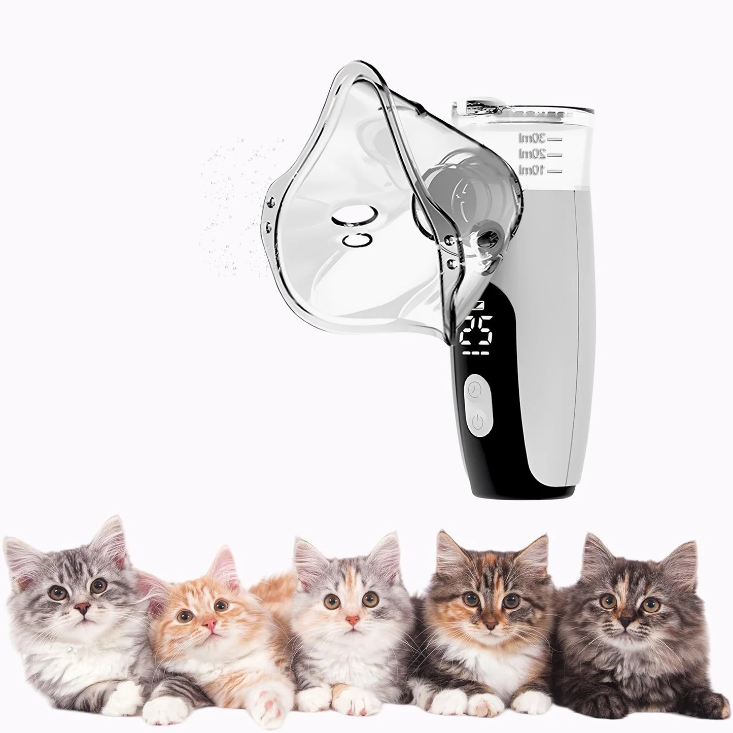 Pet Portable Nebulizer Machine Medical Atomizer Nebuliser Inhalator for Animal Silent Inhaler Humidificador Nebulizador