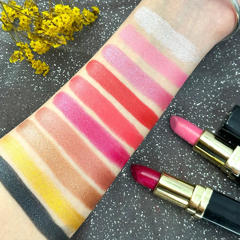 Glitter Lipstick,Sparkling Lip Gloss Lip Balm,Starry Shimmer,Moisturizing Lip Balm,Long-Lasting Lip Makeup Music Festival