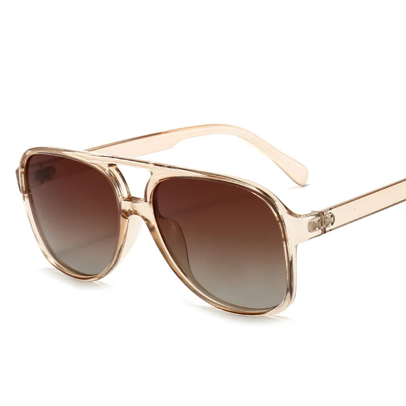 2024 Pilot Polarized Women Sunglasses For Men Retro Sun Glasses Aviation Plastic Female Eyewear Lentes De Sol Mujer UV400
