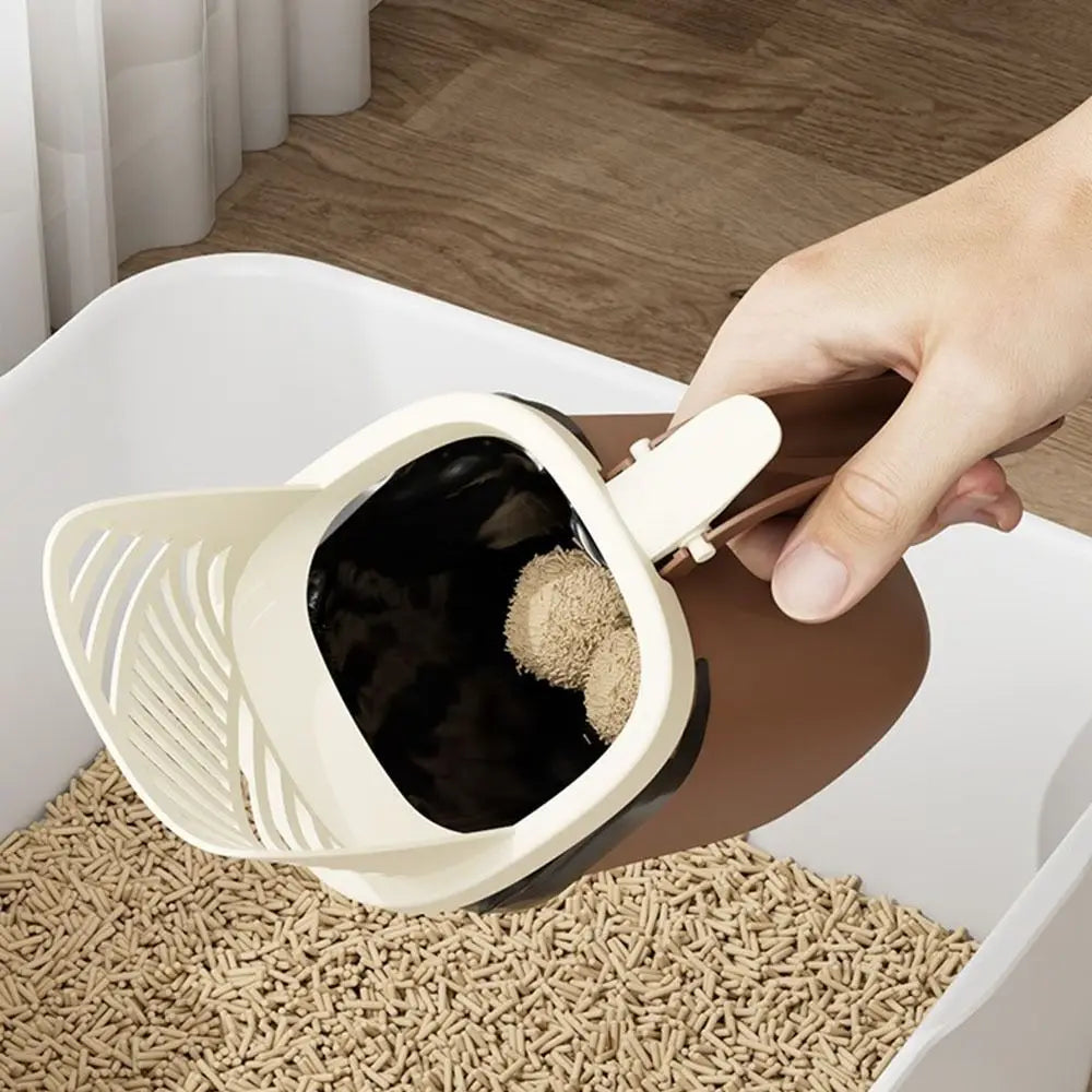 Cat Filter Clean Cat Litter Shovel Scoop Large Capacity Thickening Cat Litter Box Self Cleaning Comfortable Handle