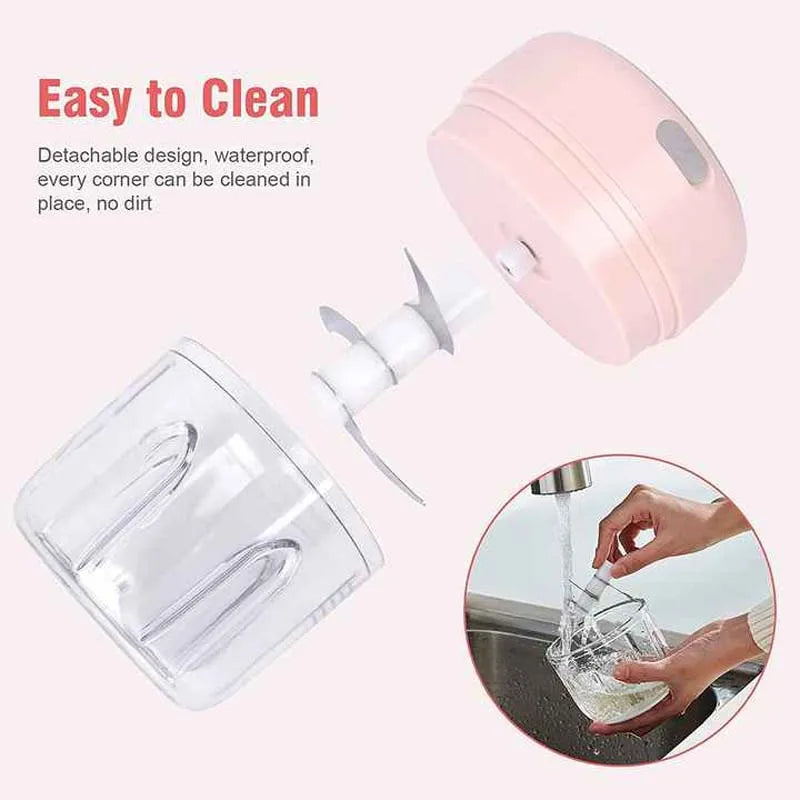 Automatic Electric Garlic Crusher Speedy Blender Usb Portable 250Ml Garlic Chopper Mini Cordless Food Chopper For Home Use