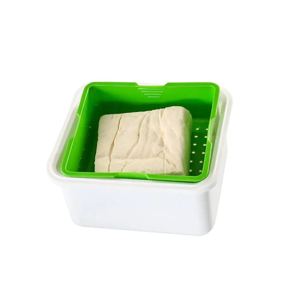 1pc DIY Plastic Homemade Tofu Maker Press Mold Kit Tofu Making Machine Set Soy Pressing Mould With Cheese Cloth Cuisine