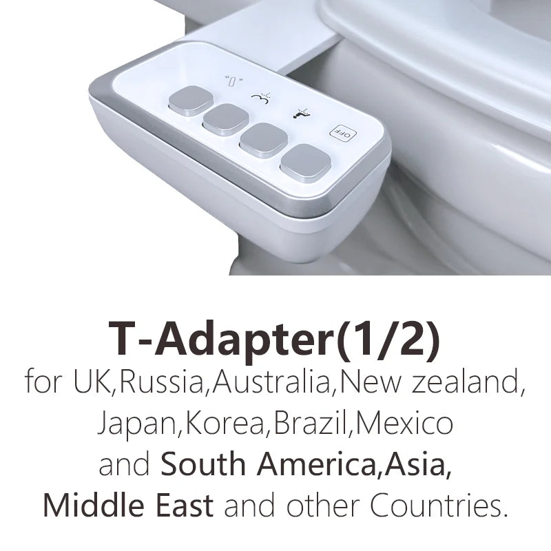 Bidet Toilet Seat Bidet Attachment Detachable structure Easy for Maintaining Dual Nozzle Cleaning Butt Attachable Bidets