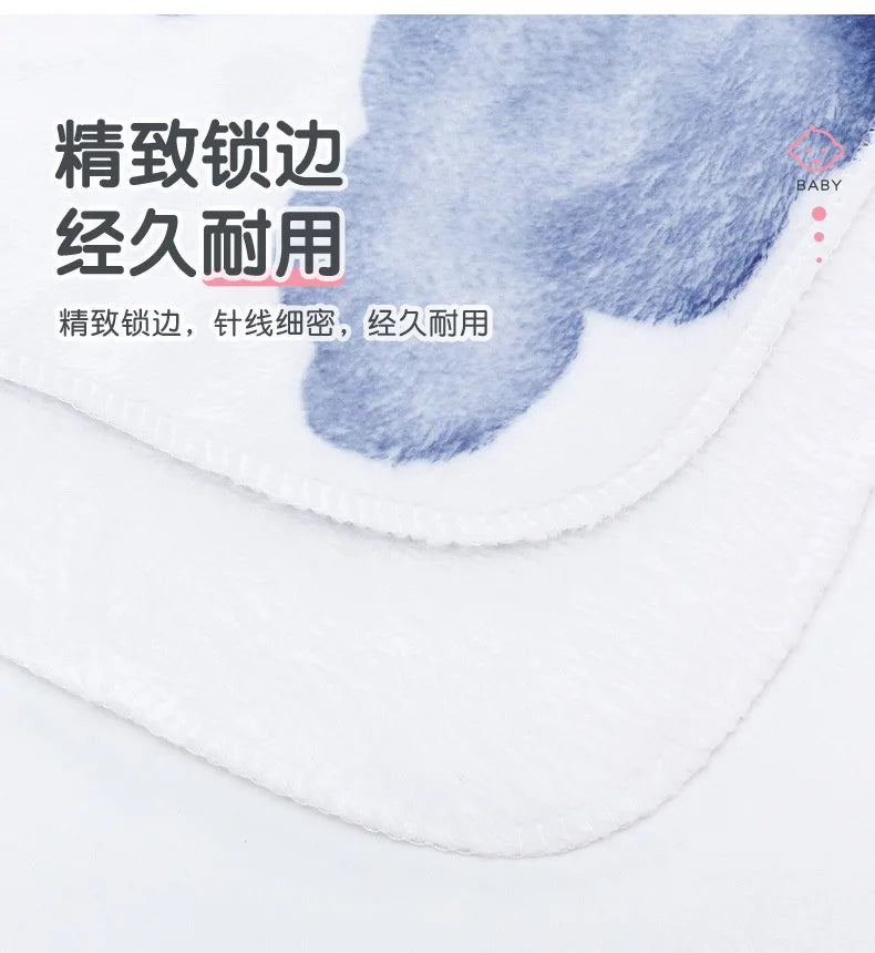 Baby Photography Mats Background Cloth Growth Commemorative Blanket Baby Milestone Flannel Blanket Newborn Photography Blanket