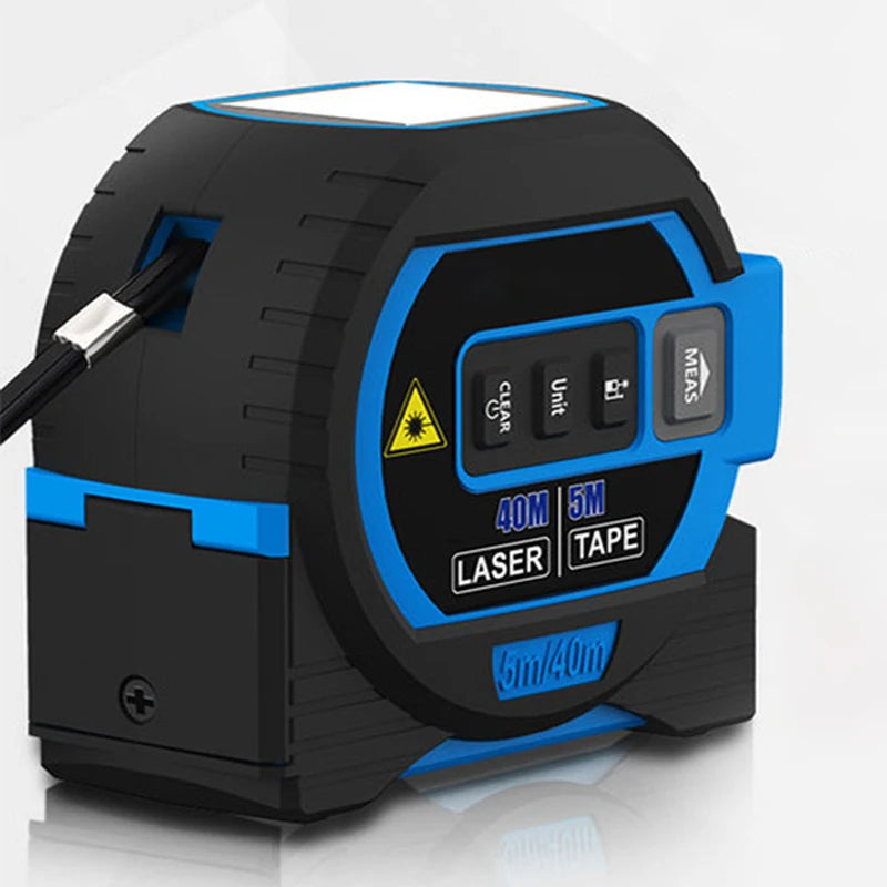 3 In 1  Laser Tape Measure Laser Distance Measuring Rangefinder Infrared High-precision Digital Electronic Ruler Measuring Level