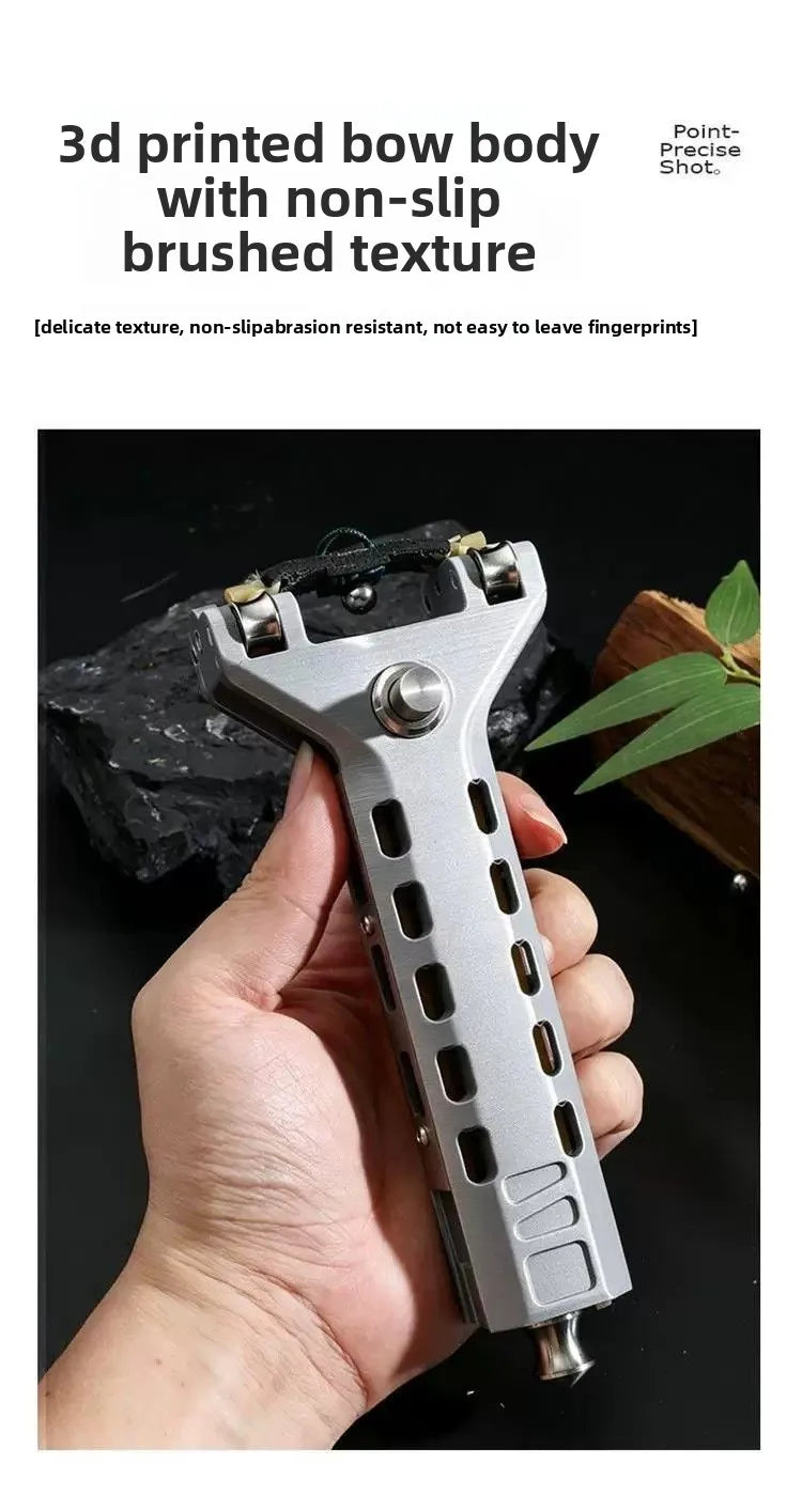 Automatic Slingshot Adult Outdoor Shooting Competition Specialized Slingshot Toy HALF METAL HALF PLASTIC 3D Print Sling Shot