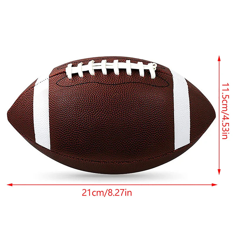 Standard Size 8.5inch American Football Soccer Rugby Association Football Footy Ball Sports Football For Men Women Children