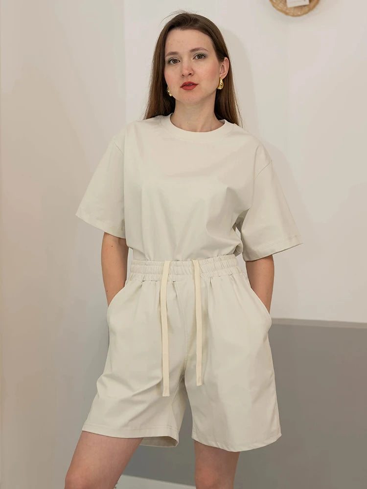 Summer Women T Shirts Oversized Cotton White Short Sleeve Baggy Tops For woman Summer Plain Loose Pink Tshirt Oversize Blue