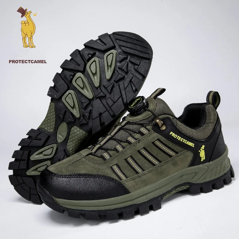 Men Casual Leather Shoes Classic Waterproof High Quality Shoes Women Climbing Shoes Outdoor Sneakers Trekking Leather Footwear